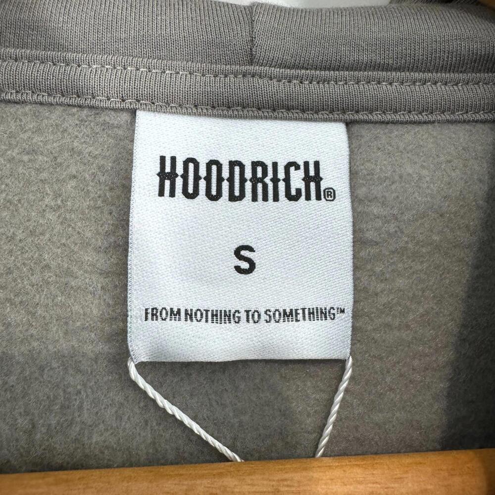 Hoodrich Women’s Size Small Gray Brown Shadow Crop BH Hoodie Sweatshirt New - Picture 4 of 13